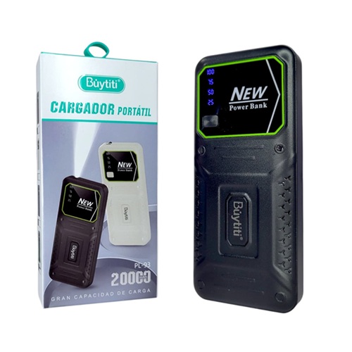 Cargador Portatil 20.000 PL-93mm